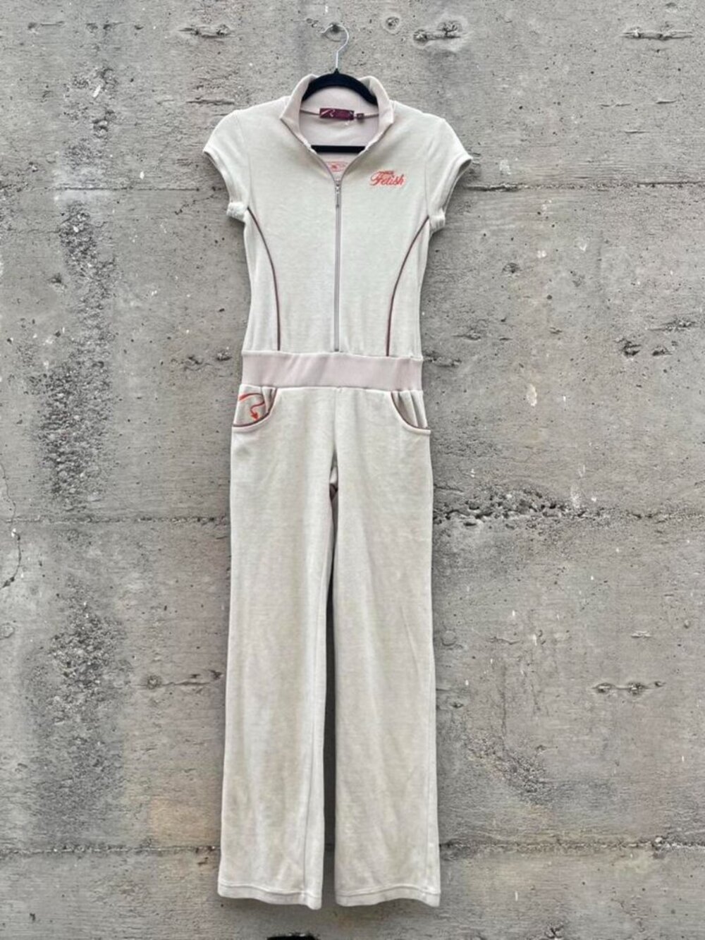 2000s Fetish terry cloth jumpsuit